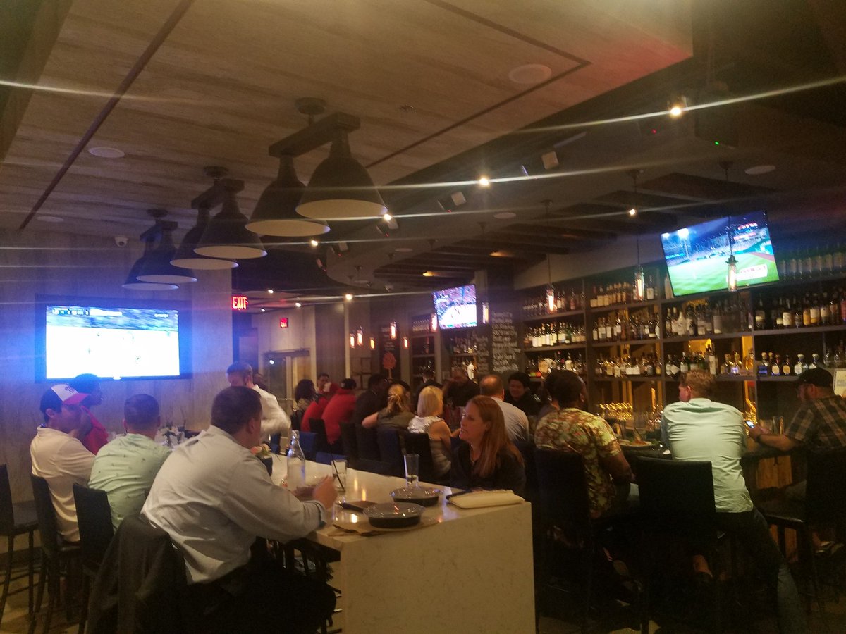 Scarlet Oak restaurant interior at Navy Yard, Washington DC — casual American dining near Nationals Park