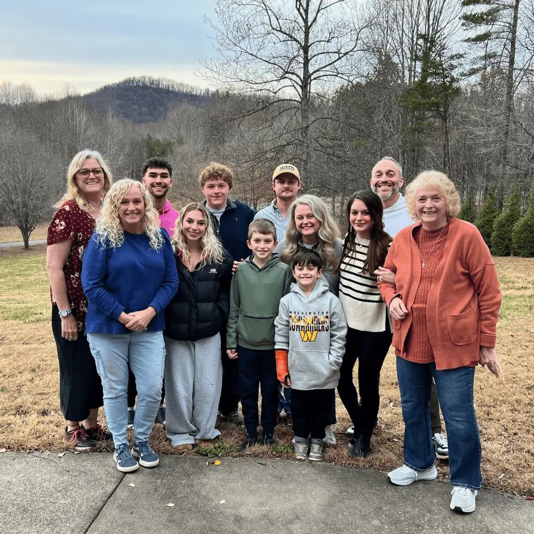 Kevin Butler and his extended family